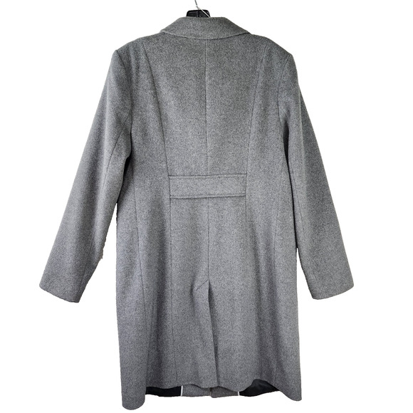 Liz Claiborne Wool Overcoat 42" 3-Button Medium - Picture 2 of 9